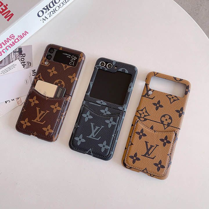 galaxy ZFlip3 ルイヴィトン スマホケース 皮製