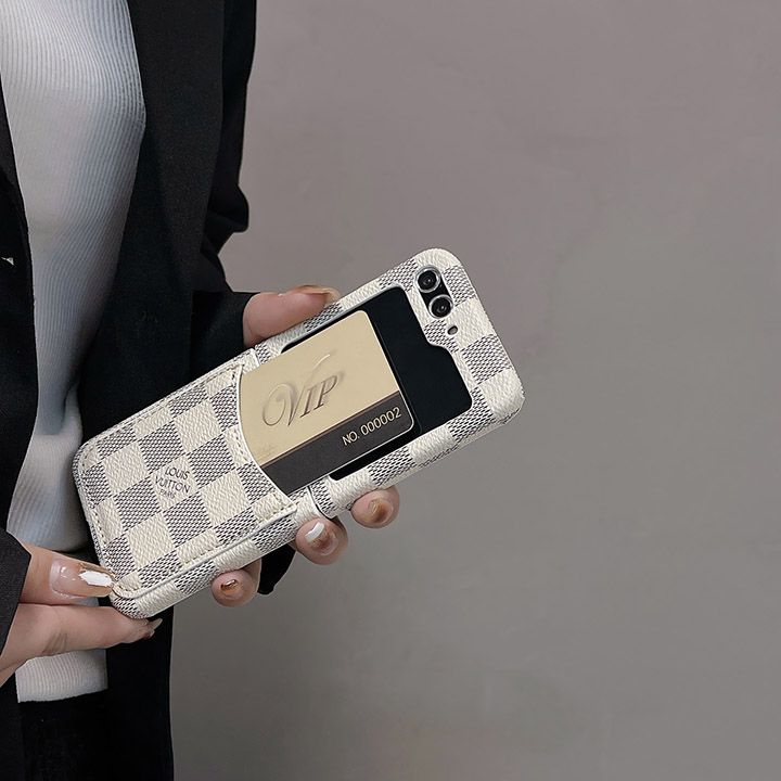 galaxy ZFold4  カバー ブランドロゴ ルイビトン風