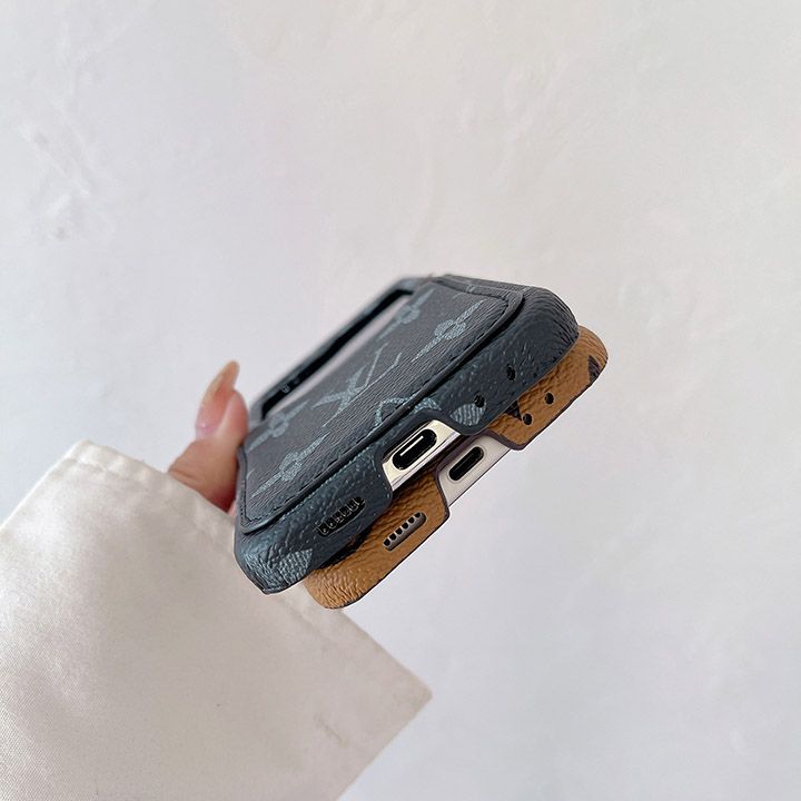 galaxy ZFlip3 ルイヴィトン スマホケース 皮製