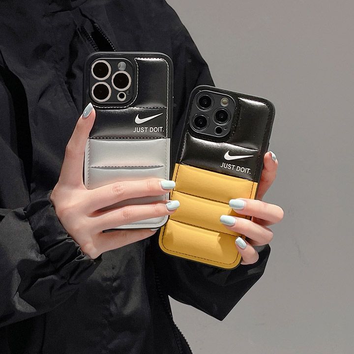 アイホン 15プラス スマホケース 革 ナイキ
