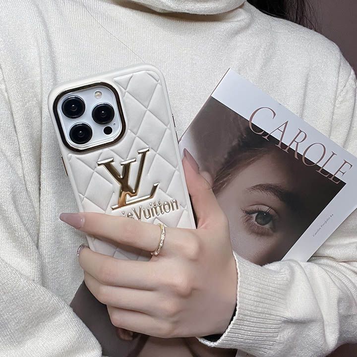 vuitton風 白黒 アイフォン 15pro max スマホケース