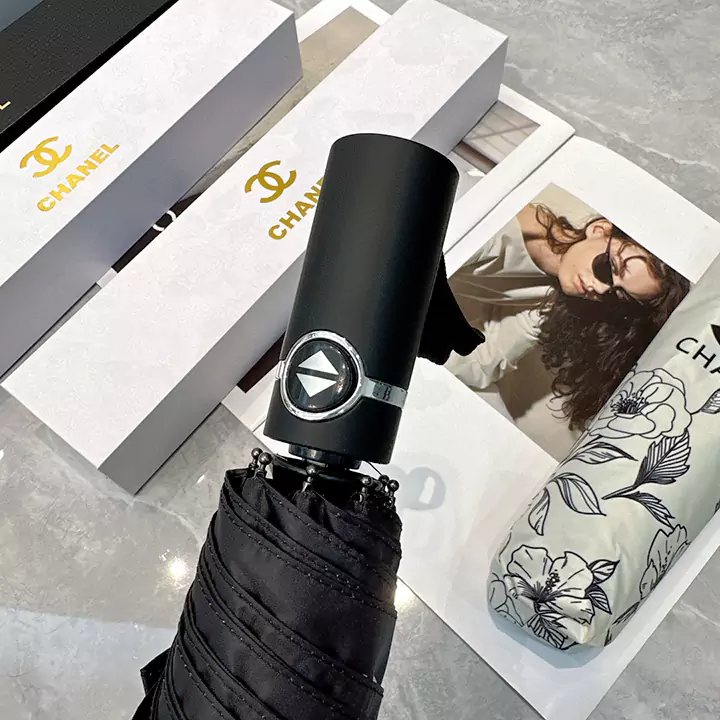折り畳み傘 CHANEL 白色