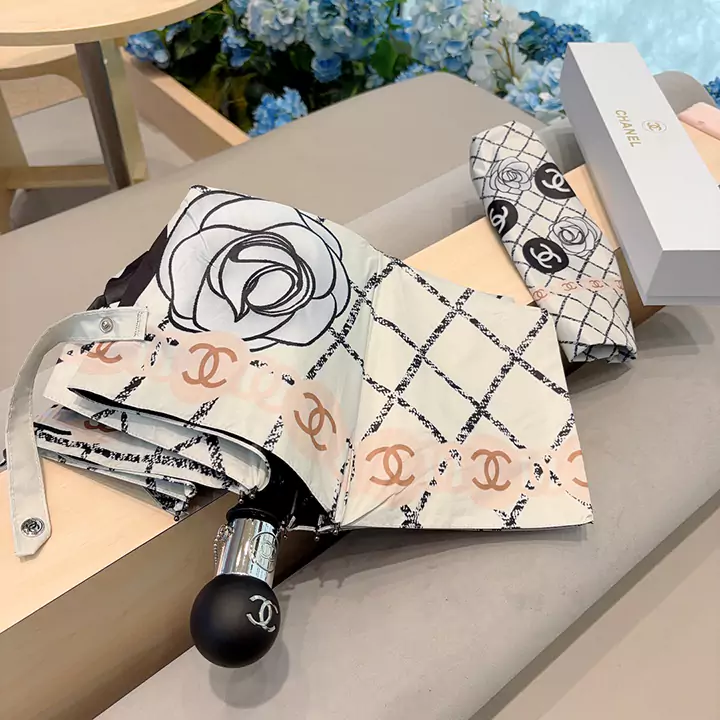 chanel 折りたたみ傘 自動開閉式