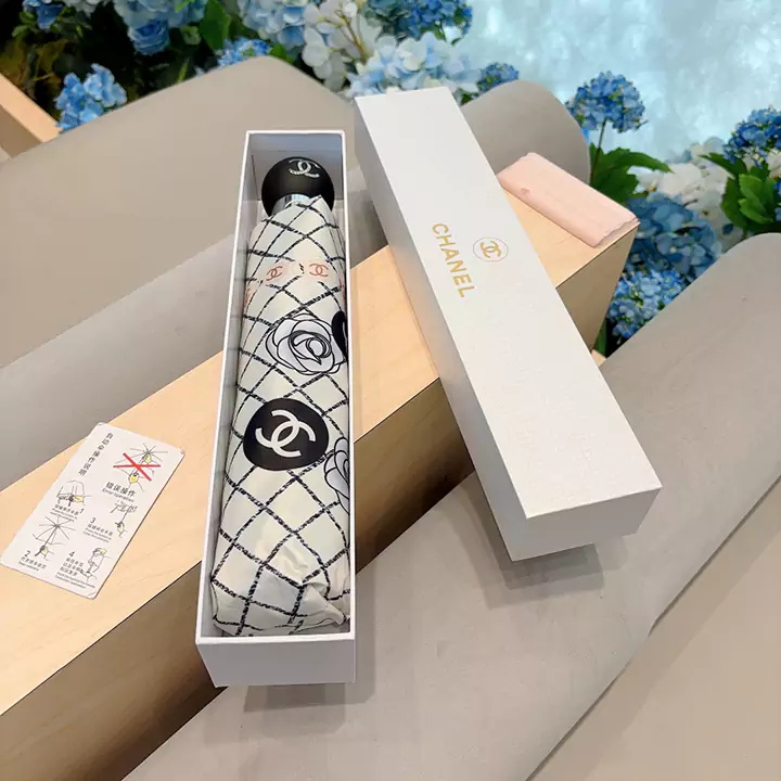 CHANEL 折りたたみ傘 自動開閉