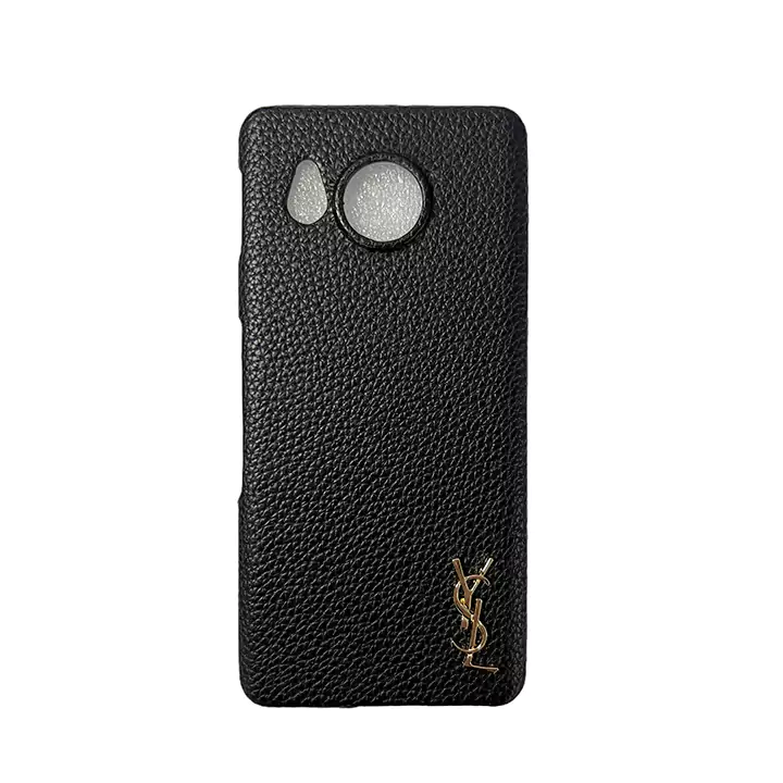 革製 aquos  sense8 9 ケース サンローラン