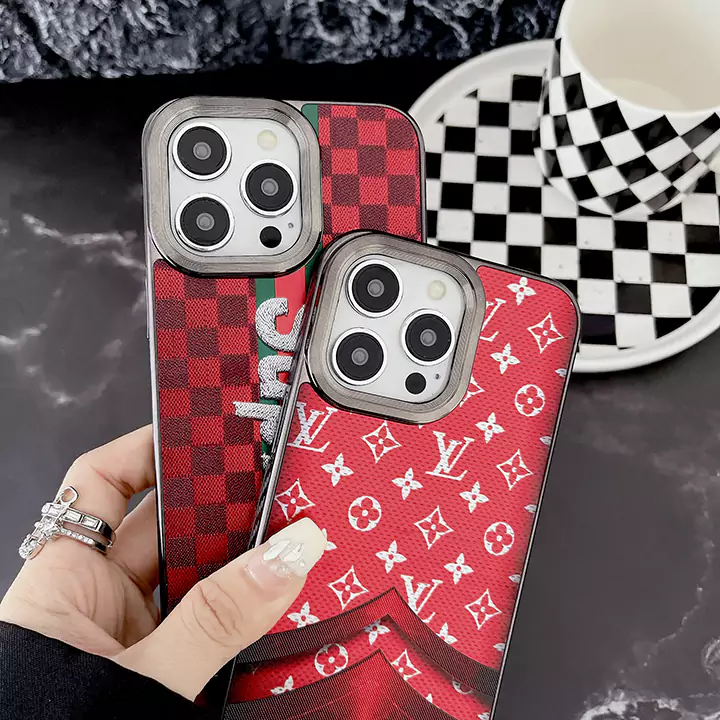かわいい iphone11 ケース レッド Supreme