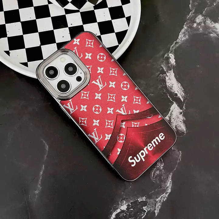 かわいい iphone11 ケース レッド Supreme