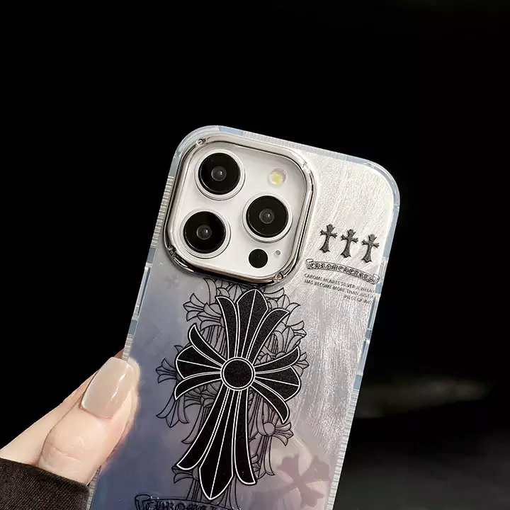iphone 15pro max 半透明 薄型クロームハーツ ケース
