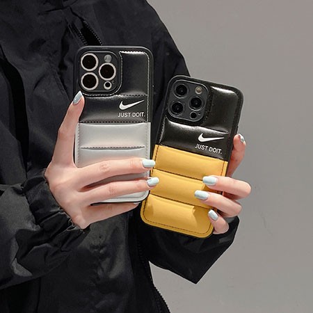 アイホン 15プラス スマホケース 革 ナイキ