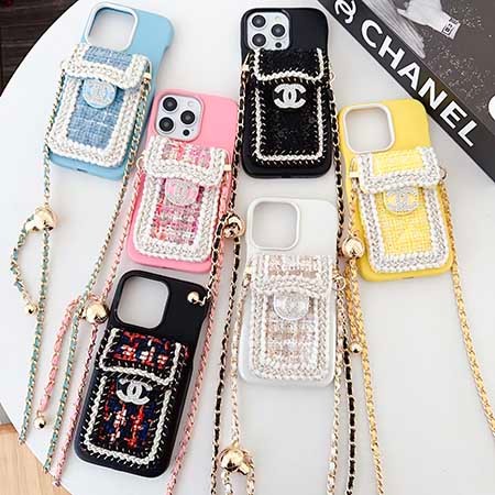 カード収納 chanel iphone 15 スマホケース
