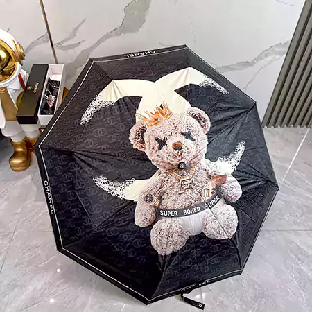シャネル 折りたたみ晴雨傘