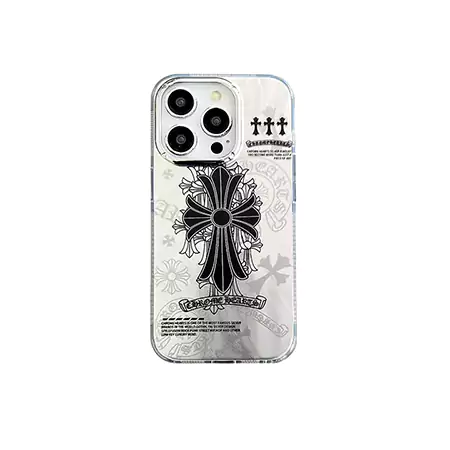 アイフォーン 16pro chrome hearts風 スマホケース